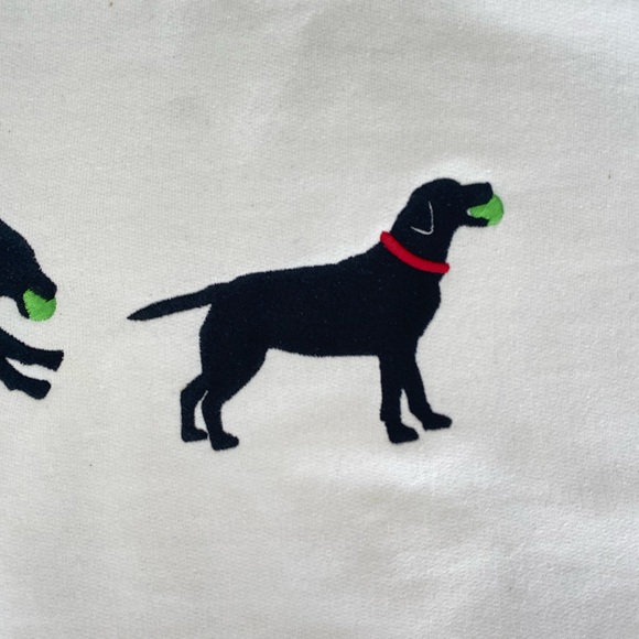 Lab with ball (large design) Embroidered Sweatshirt - Picture 4 of 5